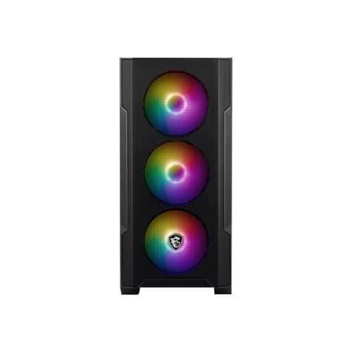 MSI MAG FORGE M100R - microATX-torn Svart, Transparent