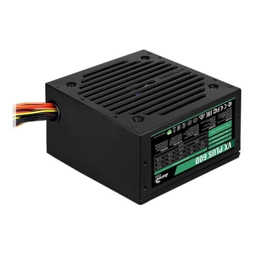 AeroCool VX PLUS 600 - nätaggregat - 600 Watt Svart