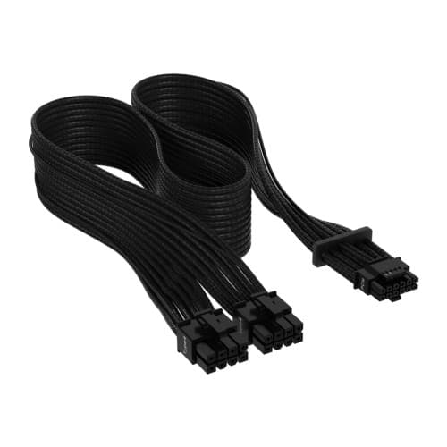 CORSAIR Premium individually sleeved (Type 4, Generation 5) - strömkabel - 12VHPWR till 8-stifts PCIe-ström