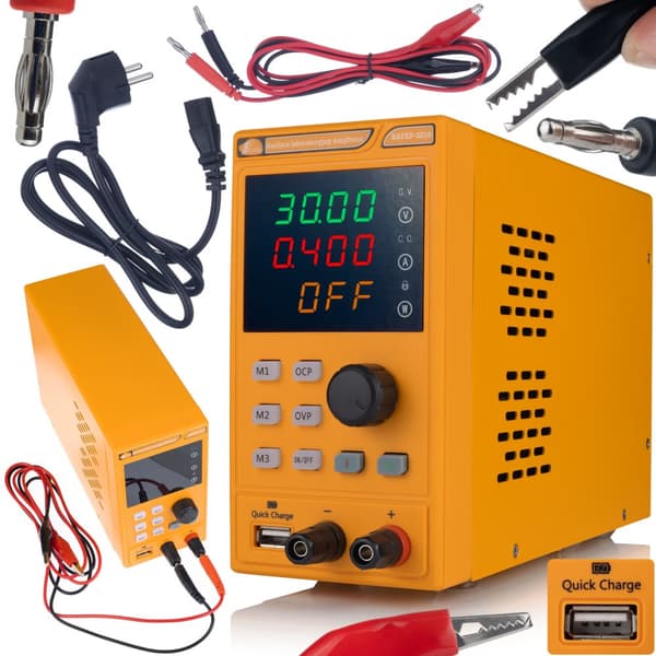 Rosfix AmpForce RAFEP-3210 laboratoriestrømforsyning 32v 10A