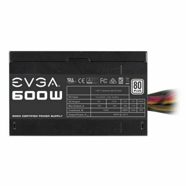 KÄYTETTY Virtalähde Evga ATX 600 W 130 W RoHS (Kunnostetut Tuotteet A)