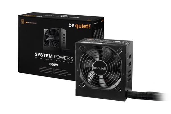 ole hiljaa! Power 9 -järjestelmä | 600W CM virtalähde ATX Black