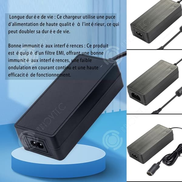 INN Elektrisk skoterladdare 12V 5A nätadapter strömförsörjning nätladdare strömförsörjning skoterladdare batteri