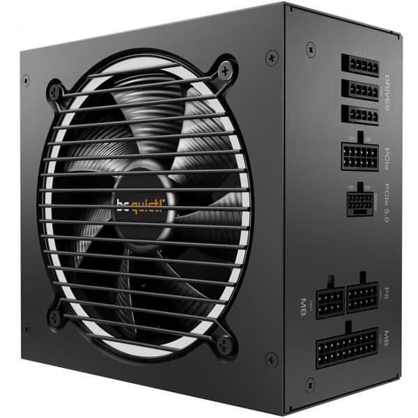 Mat - Var tyst! - Pure Power 12 M - 550W - 80 Plus Gold - ATX 3.0, PCIe 5.0 Svart