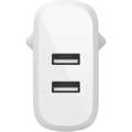 Miniatyrbild 4 av 5: Belkin surfplatta kontakter och laddare 2 USB-A-portar nätladdare, 24W med Lightning-kabel