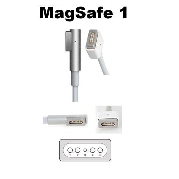 Laddare - MAGSAFE 1 - 45W - För MacBook 13" A1185 - Magsafe 1.