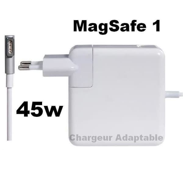 Laddare - MAGSAFE 1 - 45W - För MacBook 13" A1185 - Magsafe 1.