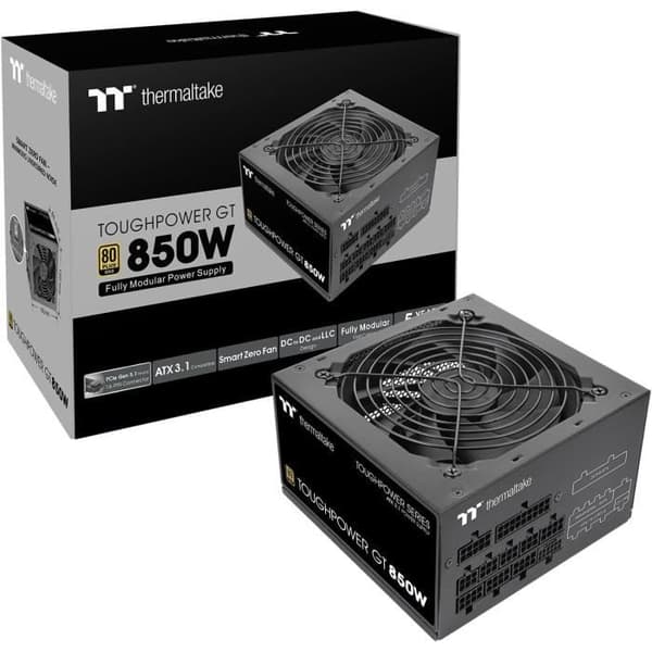 Strömförsörjning - THERMALTAKE - Toughpower GT - 850W - 80Plus Gold - Modulär