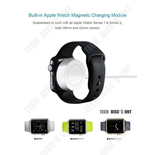 TD® Induction Watch Charger Series 1 2 3 4 original mini snabb trådlös magnetisk 38mm 40mm 42mm 44mm