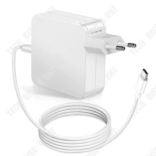 Adapter för dator - TECH DISCOUNT - 61W - Intelligent skydd - Snabbladdning