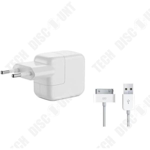 TD® Laddare För iPad 2/3/4 Snabb och effektiv Med kabel