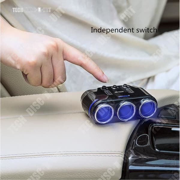 TD® Universal billaddare En till tre modeller Quick Charge QC3.0