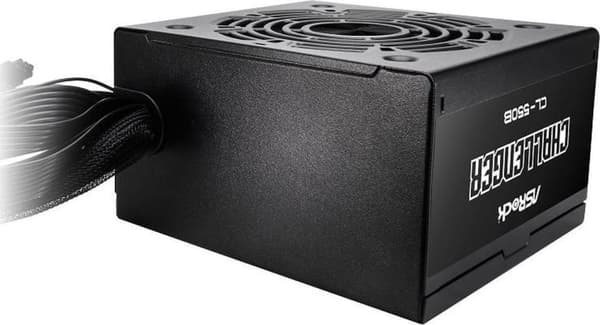 ASRock CHALLENGER 550W 80 Plus Bronze Strømforsyning