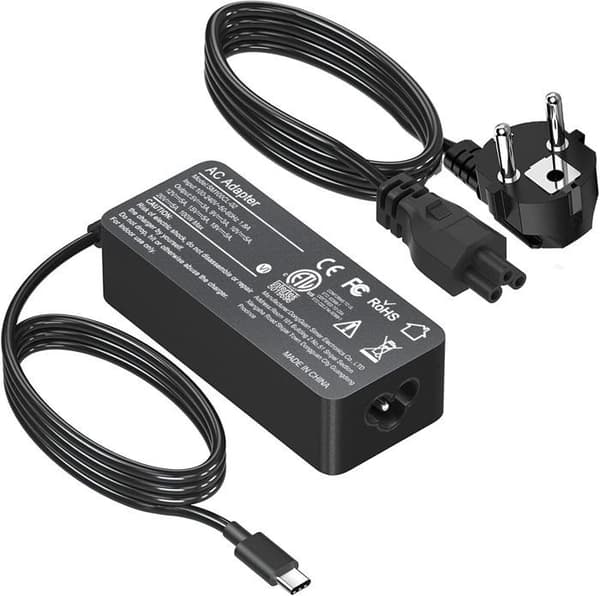 USB C-laddare 100 W - Laddare för USB C-datorer - Kompatibel med Mac Book Pro 16 tum, 2021 Mac Book Air 13 tum, iPad Pro, Dell, HP, ASUS, Lenovo