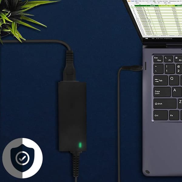 Laddare för Samsung PC 40W Med kontakt 5.5 x 3.0 mm LinQ Svart