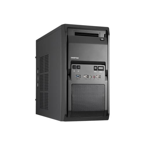 Chieftec LIBRA Series LT-01B - tower - micro ATX Svart