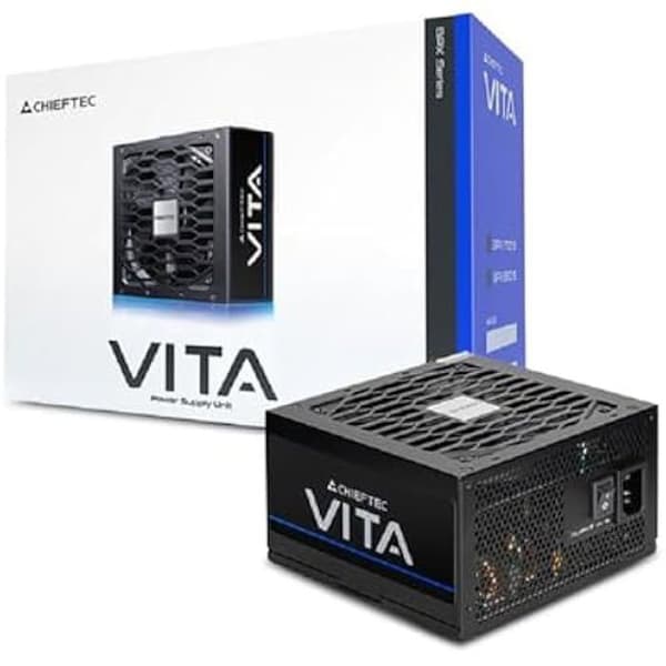 Strömförsörjning - CHIEFTEC - Vita - 850W - 80PLUS Bronze - 20+4 stift ATX PS/2 - Dubbel framåt Svart