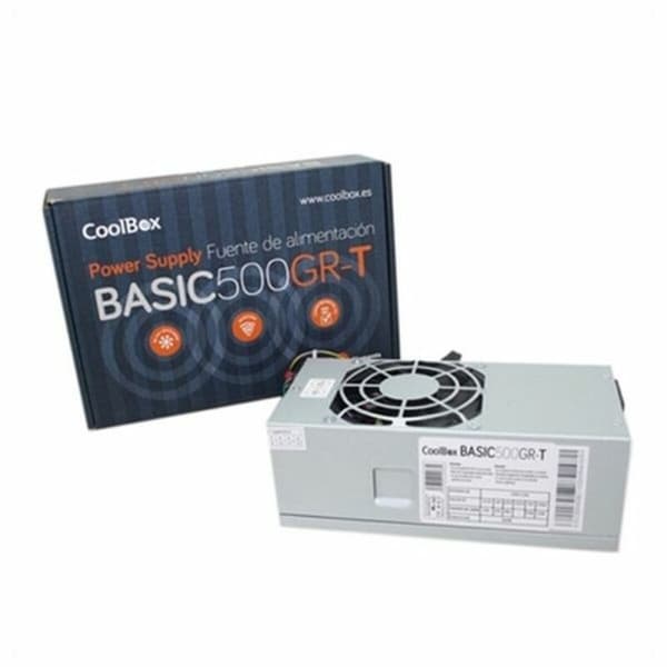 Virtalähde CoolBox FALCOO500TGR Hopea 500 W Harmaa