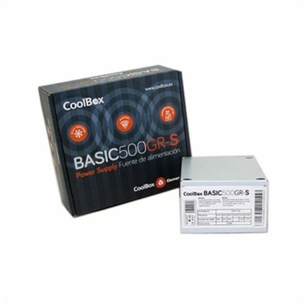Strømforsyning CoolBox FALCOO500SGR Hvit 500 W Hvit