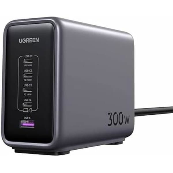 Universell mobilladdare - UGREEN - 90903B - Svart - Snabbladdning - Inomhus