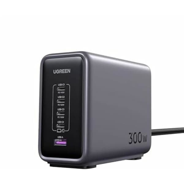 Universell mobilladdare - UGREEN - 90903B - Svart - Snabbladdning - Inomhus