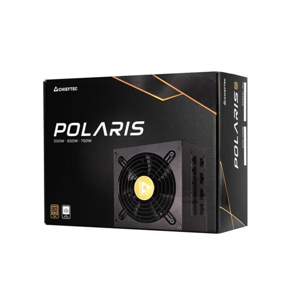 Virtalähde Chieftec Polaris 650 W 80 Plus Gold RoHS Modulaarinen