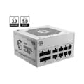 Miniatyrbild 1 av 4: MSI - MAG A850GL PCIE5 WHITE - Intern strömförsörjning - 850W