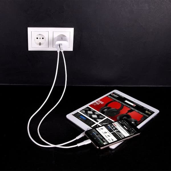 LINDY 20W USB Typ A & C laddare - Tillbehör - USB Power Delivery PD 3.0 - Smartphones och surfplattor
