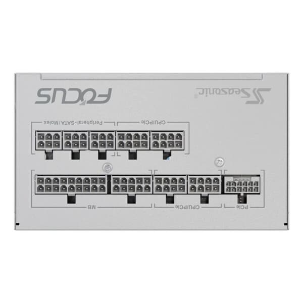 Strømforsyning SeaSonic FOCUS-GX-750-V4-WHITE ATX 750 W 80 Plus Gold RoHS CE BSMI CB