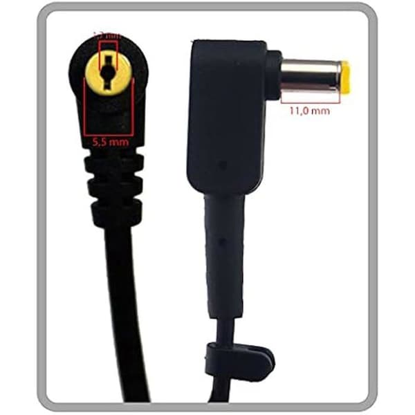 Strömförsörjning & Inverter - ACER - AP. 06501.022 - 65 W - 19 V - Gul