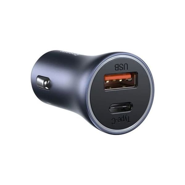Baseus Biladapter Tändare 40W USB och Type-C Utgång, Snabbladdning