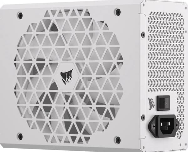 Corsair RMx Shift White Series RM1000x Cybenetics Gold ATX Power - PC/Server strømforsyning (CP-9020275-EU)