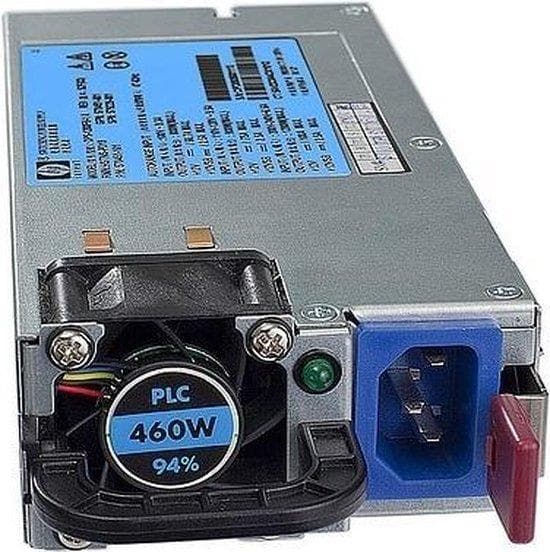 HPE Common Slot High Efficiency - Strømforsyning hot-plug (plug-in modul) - 460 watt Sort, Sølv