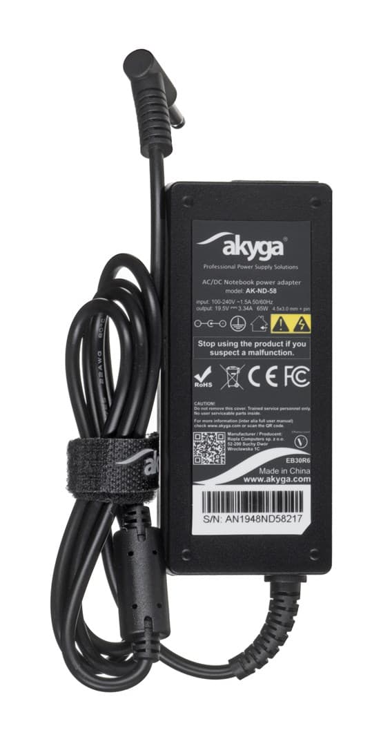 Akyga AK-ND-58 mobiililaitteen laturi sisäkäyttöön musta