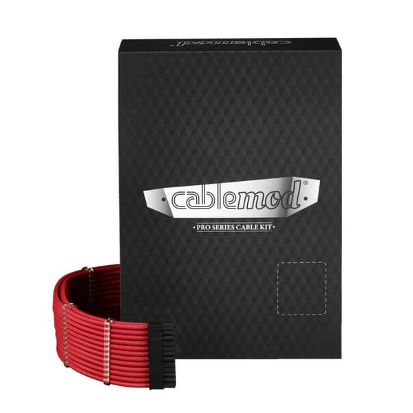 CableMod PRO ModMesh RT ASUS/Seasonic/Phanteks kabelsæt - red.