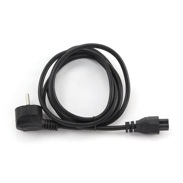 Gembird PC-186-ML12-1M strømkabel Sort CEE7/7 C5-kobling