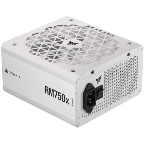CORSAIR - Strömförsörjningsenhet - RM750x Shift White Cybenetics - Helt modulär ATX - Gold 80 Plus certifierad - 750 watt Vit