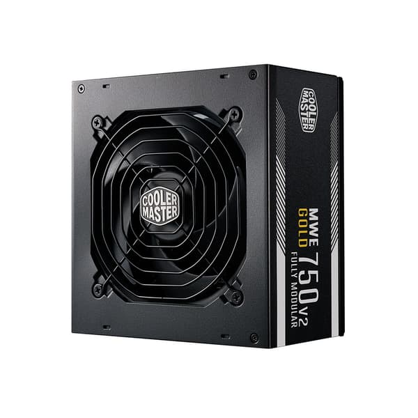 Cooler Master MWE Gold 750 V2 ATX 3.1 strømforsyning 750 W 24-bens ATX Sort Sort