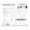 Miniatyrbillede 5 af 7: DeepCool PL650D strømforsyning 650 W 20+4 pin ATX ATX Hvid