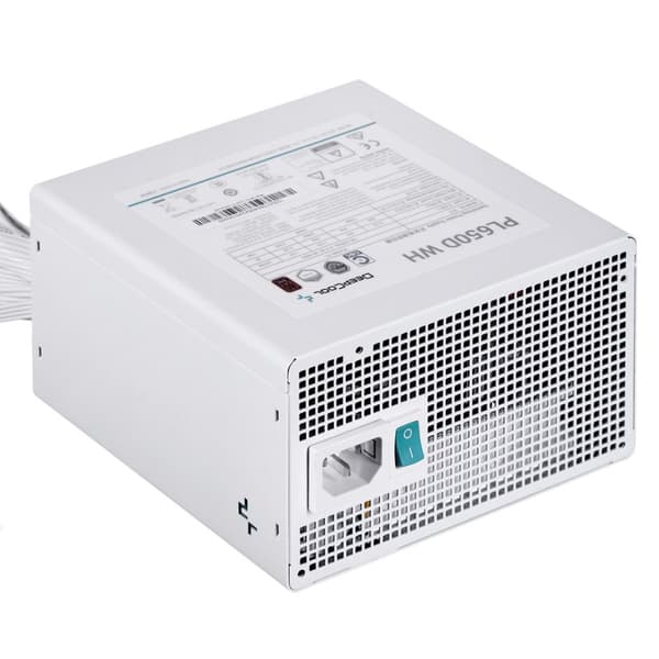 DeepCool PL650D strømforsyning 650 W 20+4 pin ATX ATX Hvid