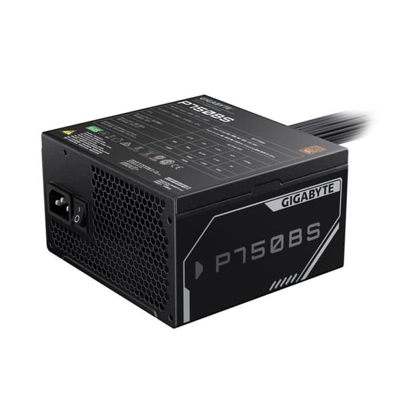 GIGABYTE P750BS strømforsyning - PCI-E 6+2 pin x 4, 80 PLUS Bronze, 120 mm blæser, ATX-kompatibel, EU-stik