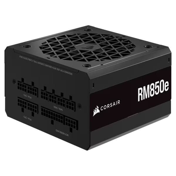 CORSAIR - RM850e - Strömförsörjning - 850 Watt - ATX 3.0 Quiet - Certifierad 80 PLUS Gold - (CP-9020263-EU)