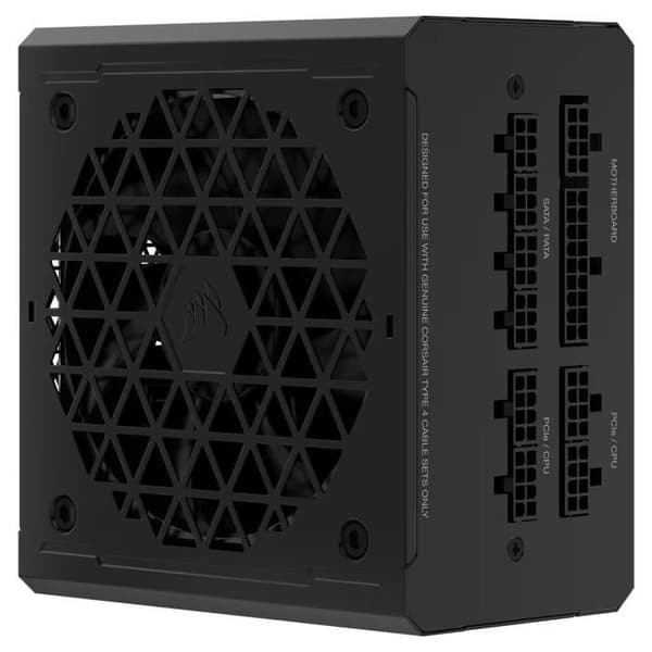 CORSAIR - RM850e - Strömförsörjning - 850 Watt - ATX 3.0 Quiet - Certifierad 80 PLUS Gold - (CP-9020263-EU)