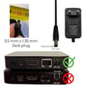 Miniatyrbild 4 av 4: Universal strömförsörjning 5V 2A DC, AC 100-240V 50/60Hz, Adapter, Plug-in Strömförsörjning/kabellängd 115cm