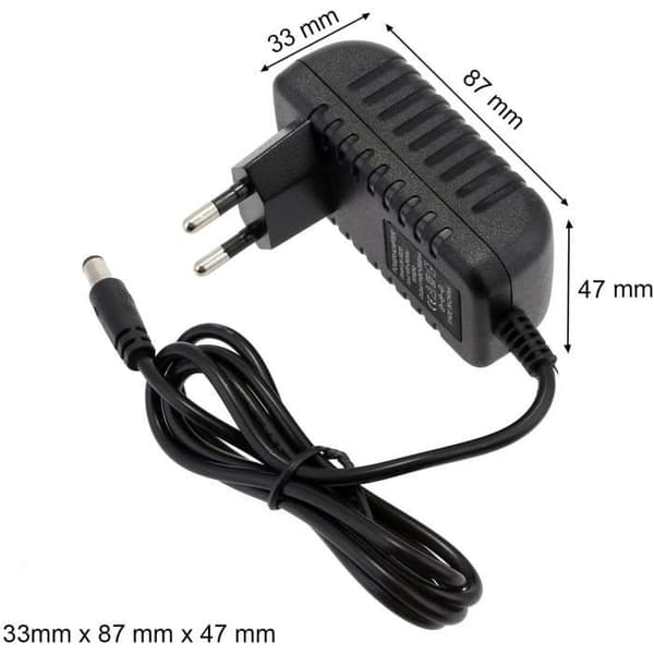 Universal strömförsörjning 5V 2A DC, AC 100-240V 50/60Hz, Adapter, Plug-in Strömförsörjning/kabellängd 115cm