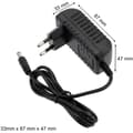Miniatyrbild 2 av 4: Universal strömförsörjning 5V 2A DC, AC 100-240V 50/60Hz, Adapter, Plug-in Strömförsörjning/kabellängd 115cm