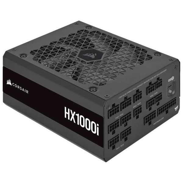 CORSAIR - HX1000i - Strömförsörjning - 1000 Watt - ATX 3.0 Quiet - 80 PLUS Platinum Certified - (CP-9020259-EU)