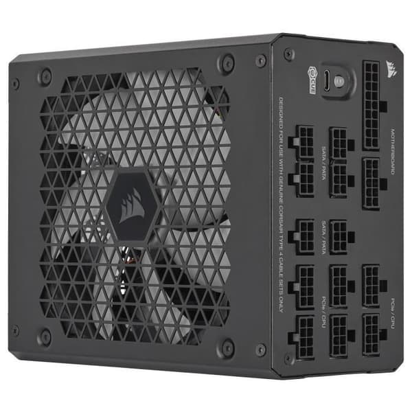 CORSAIR - HX1000i - Strömförsörjning - 1000 Watt - ATX 3.0 Quiet - 80 PLUS Platinum Certified - (CP-9020259-EU)