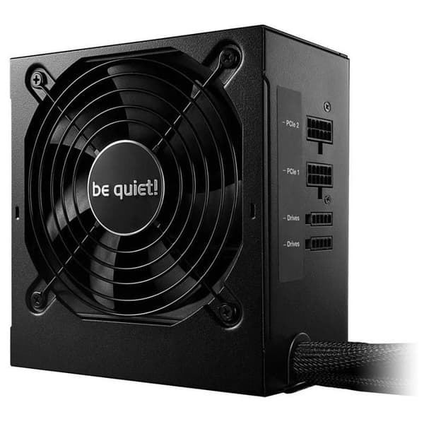 Strömförsörjning - var tyst! - SYSTEM POWER 9 - 500W - 4 PCIe-kontakter - Fläkt 120 mm