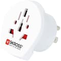 Miniatyrbild 1 av 2: Reseadapter - SKROSS - CA W till USA - Vit - CA 100-240 - 150 länder för användning